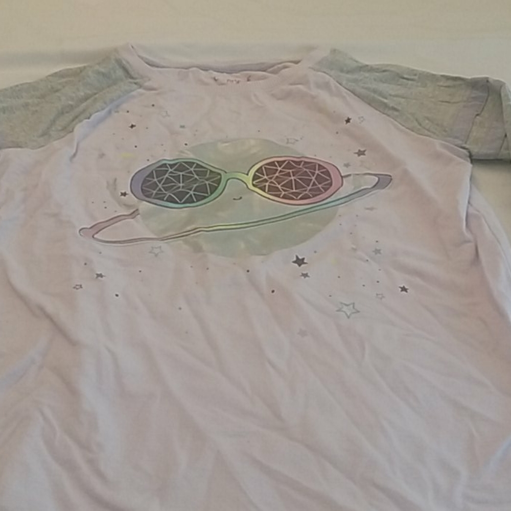 Girl's Cat & Jack size 10/12 planet jersey